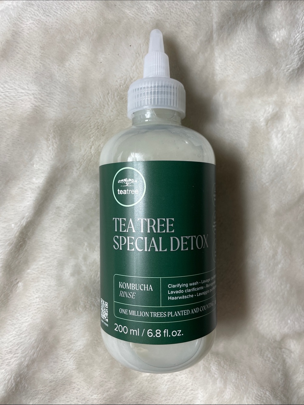Tea Tree Special Detox Kombucha Rinse - Green Bottle NWT